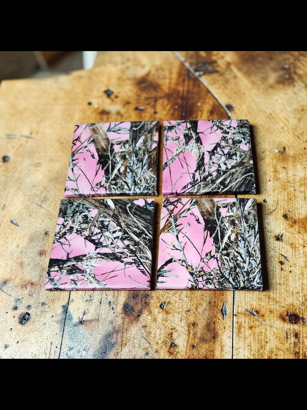 Camo Coaster Set - Picture 2 of 2